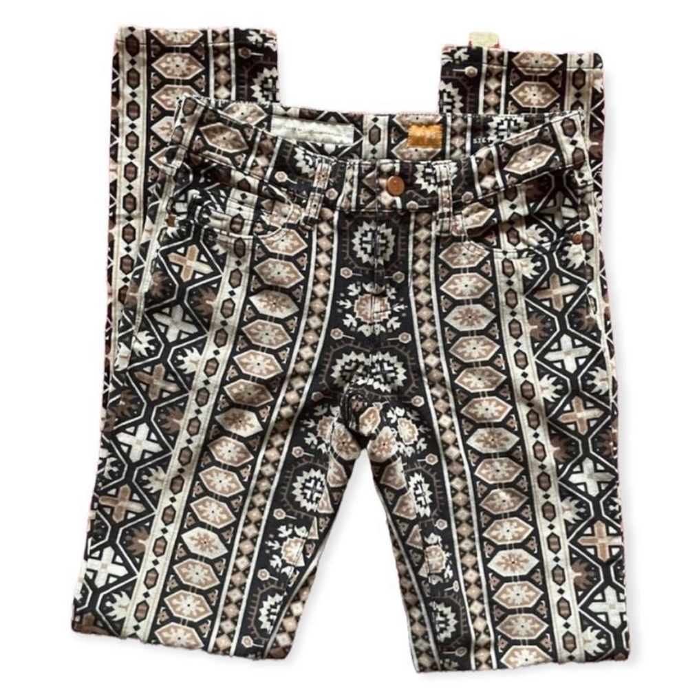 Pilcro Aztec Print Stretch Corduroy Pants